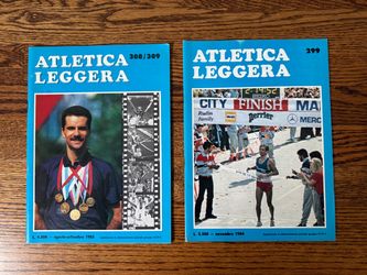 Lot 2 Atletica Leggera Italian sports magazines