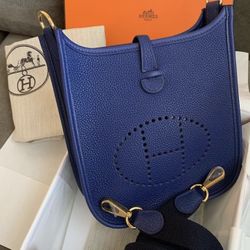 Authentic TPM Evelyne In Blue Sapphire And Etoupe