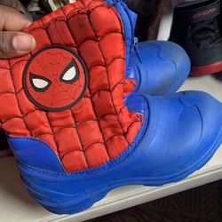 Spider-Man Rain Boots Size 13c