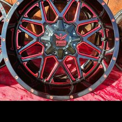 5X5.5 5X139.7 6X139.7 6X5.5 20 INCH FORCE OFF ROAD WHEELS RIMS
