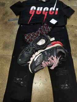 Balenciaga sneakers...amiri jeans..gucci tshirt