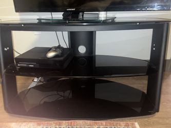 Glass & Metal Tv Stand