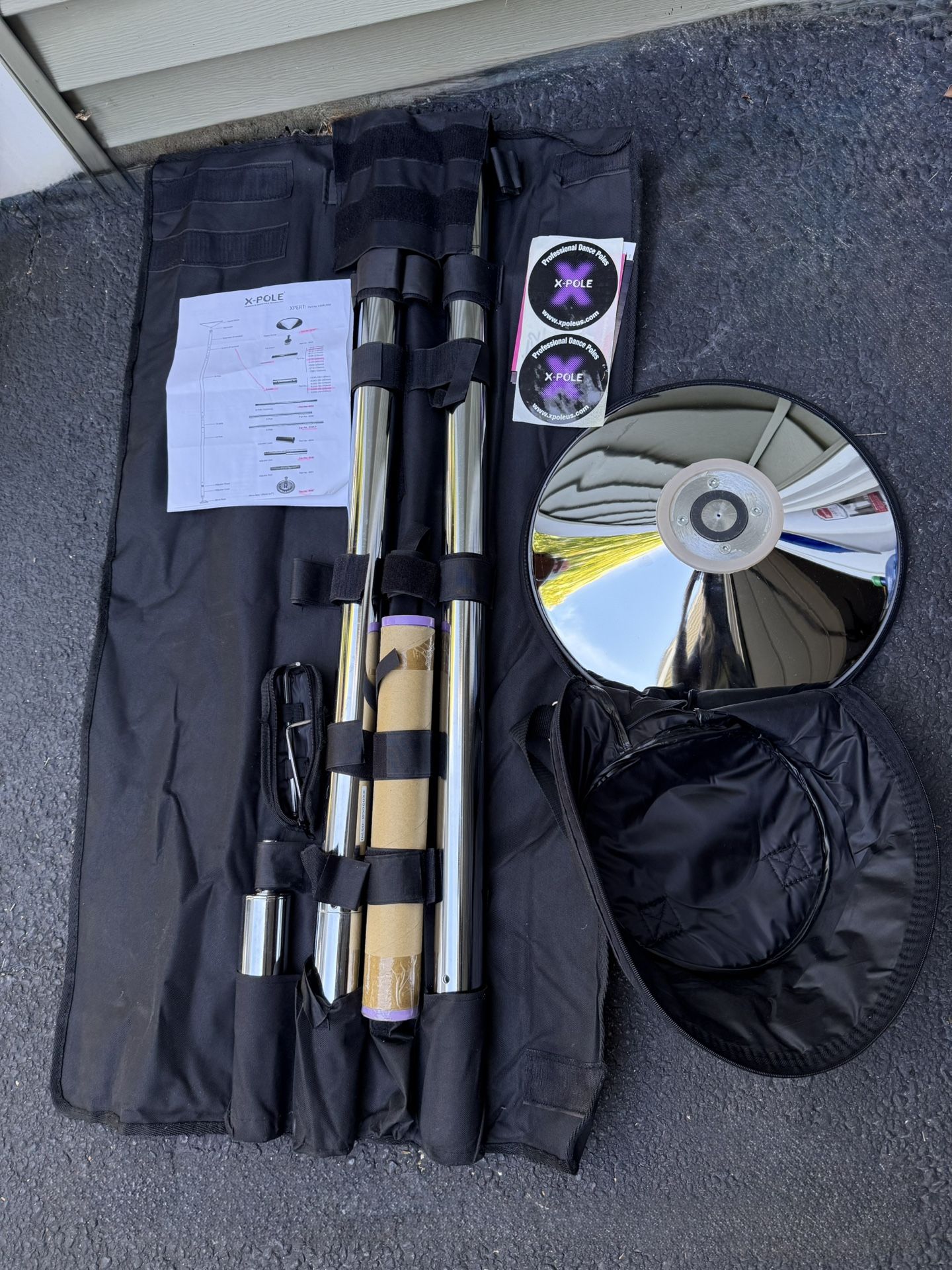 X-Pole X-Pert ORIGINAL Dance & Fitness System with Carry Bags
