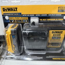 Dewalt  Powerstack Battery Starter Kit