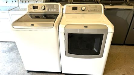 MAYTAG BRAVOS XL WASHER & DRYER SET ↘️↘️ DELIVERED & INSTALLED + WARRANTY