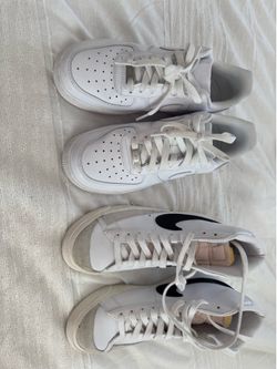 Nike AF1 sneakers size 8 /Nike Blazer Mid 77 Vintage 8.5
