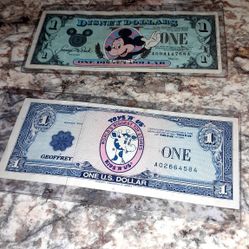 Original Disney Dollar & Toys R US Dollar 