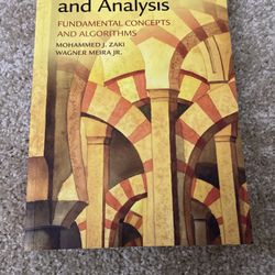 Data Mining and Analysis: Fundamental Concepts and Algorithms