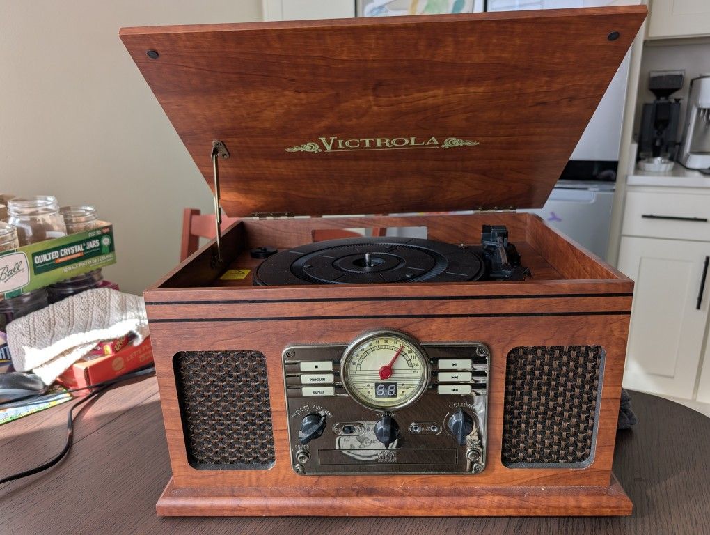 Victrola 6 in 1 Record Player With Bluetooth