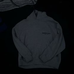 grey essential hoodie