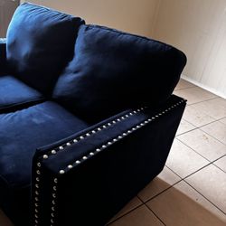 Royal Blue Couch 