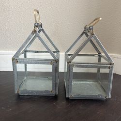 Hearth And Hand Galvanized Lanterns