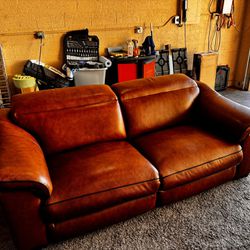 Love Seat Leather Recliner