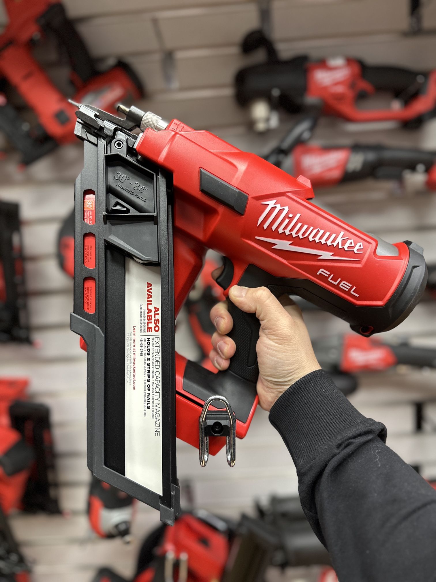 Milwaukee 30 Degree Framing Nailer M18 Fuel TOOL ONLY
