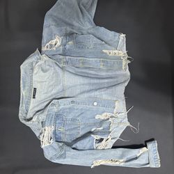 Ripped Jean Jacket
