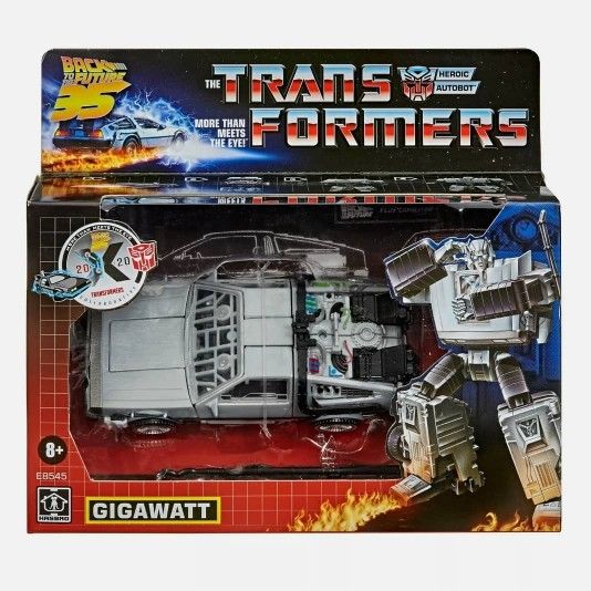 Transformers Collaboration - GIGAWATT - Back To The Future Mashup Figure - Pre-order