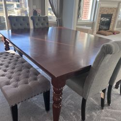 60” Square Pottery Barn Dining Table