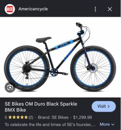Se OM Duro Bmx Bike