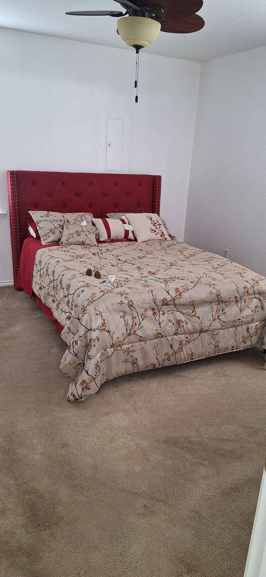 Queen Bed Frame And Mattress Set 