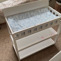 White Baby Changing Table