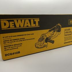 DEWALT DCG412B 4.5-in 20-volt Max Trigger Switch Cordless Angle Grinder
