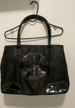 Tory Burch Ella Nylon Tote Bag Black