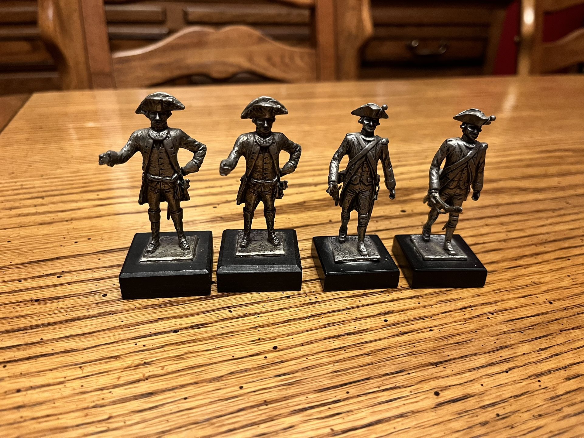 Vintage K/S Pewter Soldier & Cannon Figurine Set for Sale in Geneva, IL