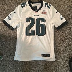 Nike Saquon Barkley Super Bowl patch Jersey 