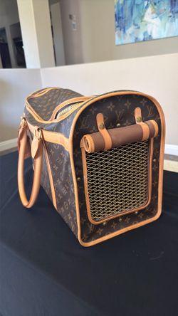 Louie Vuitton Dog Carrier