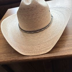 Atwood Straw Cowboy Hat, Size 7 3/4 - Great Condition!