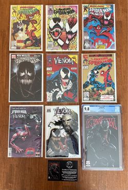 Comic Books – Venom Carnage Lot + Lethal Protector Doom Variant + CGC 9.8