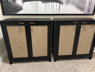 Black decorative cabinets - 2