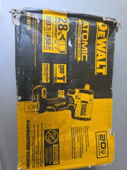 DEWALT 20VMAX BRUSHLESS ATOMIC COMPACT SERIES 1/2" COMPACT IMPACT WRENCH WITH HOG RING ANVIL (TOOL ONLY)
