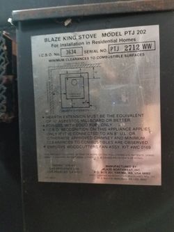 Blaze King wood stove for Sale in Bothell, WA - OfferUp