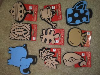 Crafting Rubber Stamps Leaves Pitchers Top Pear Elephant