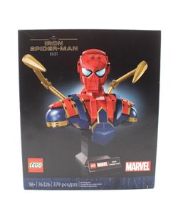 LEGO Marvel Iron Spider-Man Bust 76326 Sealed New Exclusive Minifigure