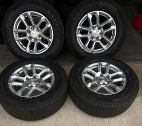 Chevy Silverado Factory Wheels Tires