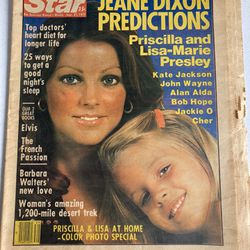 The Star, Priscilla And Lisa-Marie Presley, September, 17,1977