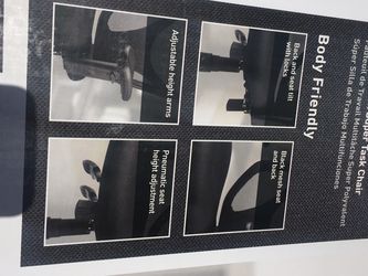 Realspace MFTC 200 Multifunction Ergonomic Super Task Chair Black