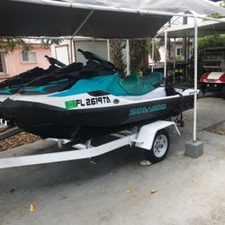 Seadoo GTX Pro 2021 Trailer Included With Jet Skies 