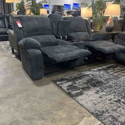 RECLINER SET, SOFA AND LOVESEAT [NEW]