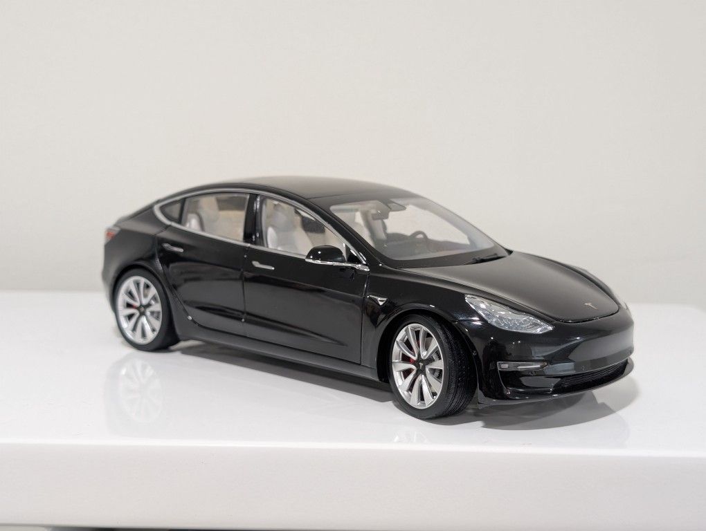 Tesla Model 3 Diecast Miniatures.