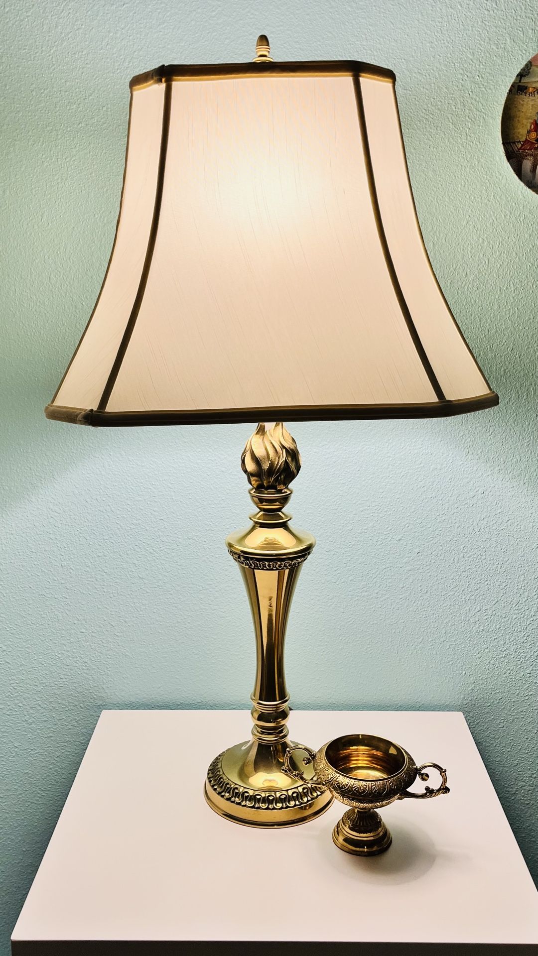 MCM Solid Brass Lamp
