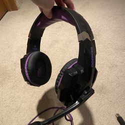 Bengoo g9000 Gaming Headset - Purple LED