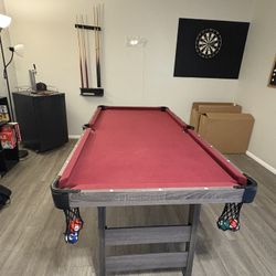 Pool Table And Accessories 