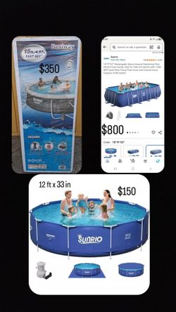 SWIMMING POOL DIFFERENT SIZE AND PRICE