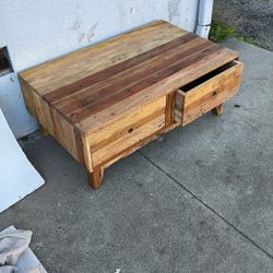 All Wood Coffee Table