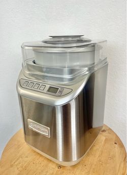 Cuisinart ICE-70 2 Qt Ice Cream Maker Cool Creations Gelato Sorbet TESTED Works