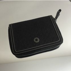 Vintage COACH Black Embossed Mini Notepad Holder