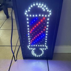 Barber Light Sign 